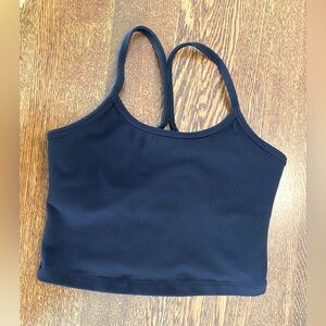 Beyond Yoga Spacedye Slim Racerback Cropped Tank  XS Black